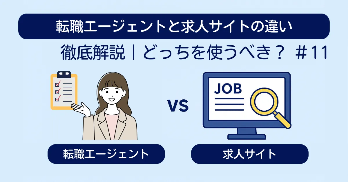 転職エージェントと求人サイトの仕組みを徹底比較